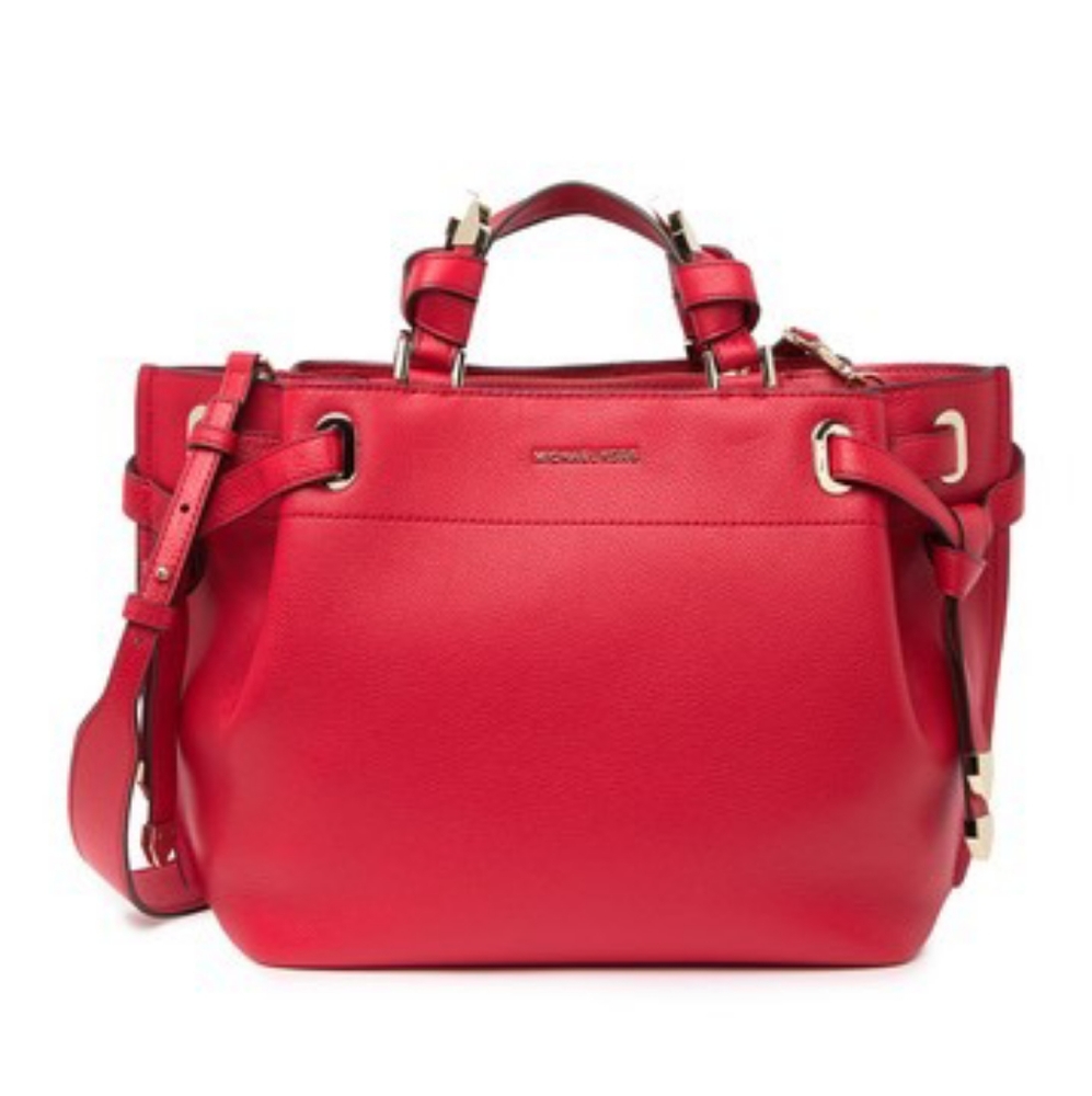 Michael Kors Red Leather Tote - Picture 6 of 6